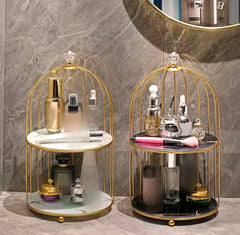 Double Layer Cosmetic Storage Box – Makeup Organizer Cage