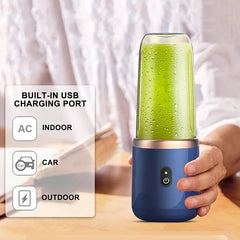 2 in 1 Portable Electric Juicer – 300ML Smoothie Blender