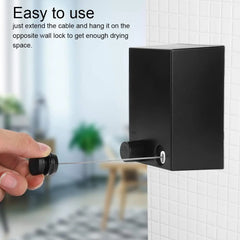 Adjustable Stainless Steel Clothesline – 4.2m Durable Rope