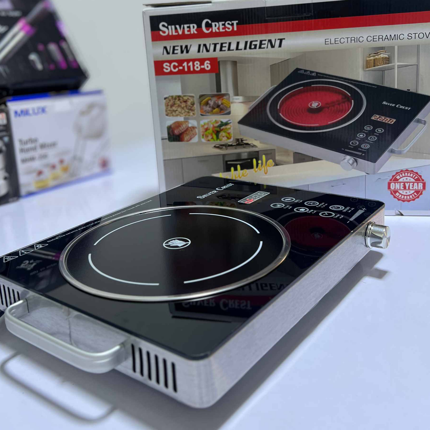 Silver Crest 3500W Ceramic Cooker | Ring Glass Design Electric Stove Cooktop