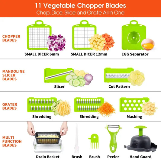 16 in 1 Multifunctional Vegetable Slicer