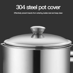 Stainless Steel Oil Filter Pot with Tray – Grease Storage Container