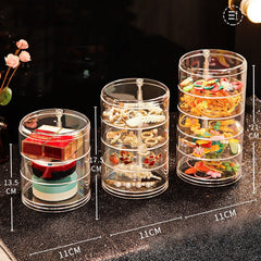 Acrylic Rotatable Jewelery Organizer (519)