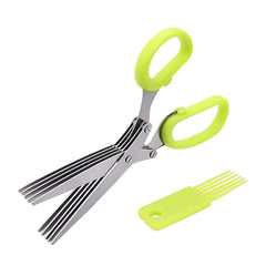 InnovaGoods 5-in-1 Multi-Blade Kitchen Scissors – Multi-Purpose Cutter