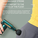 Facial Massager Gun, Cordless Handheld Deep Tissue Muscle Massager