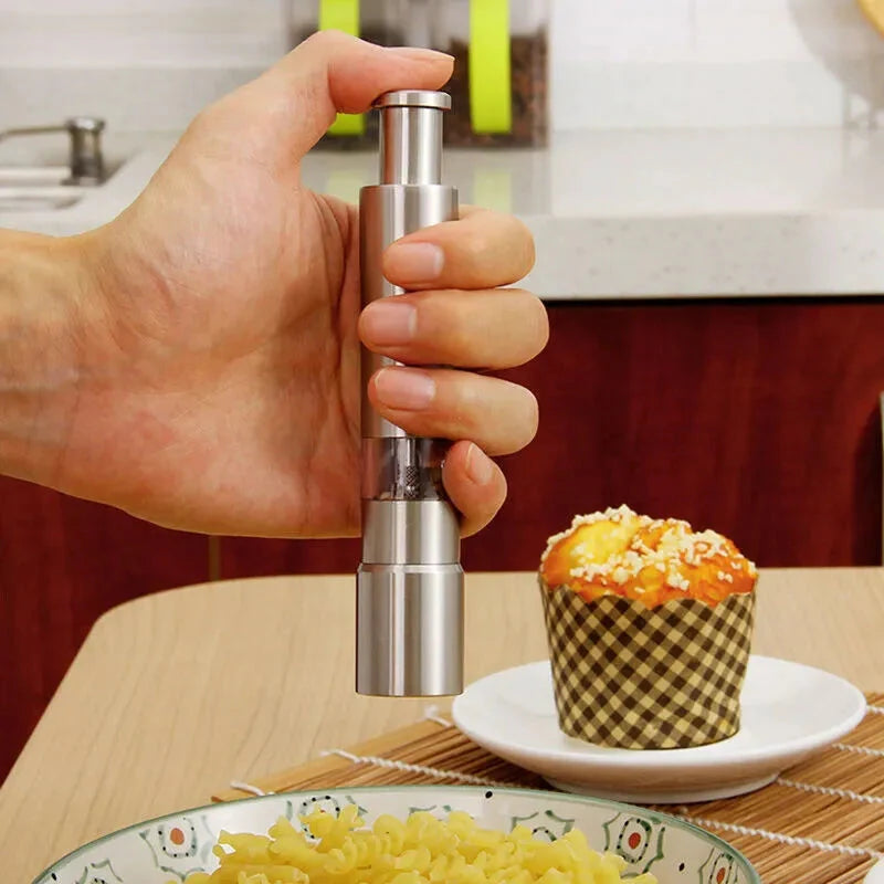 Spice Grinder – Stainless Steel Manual Mill