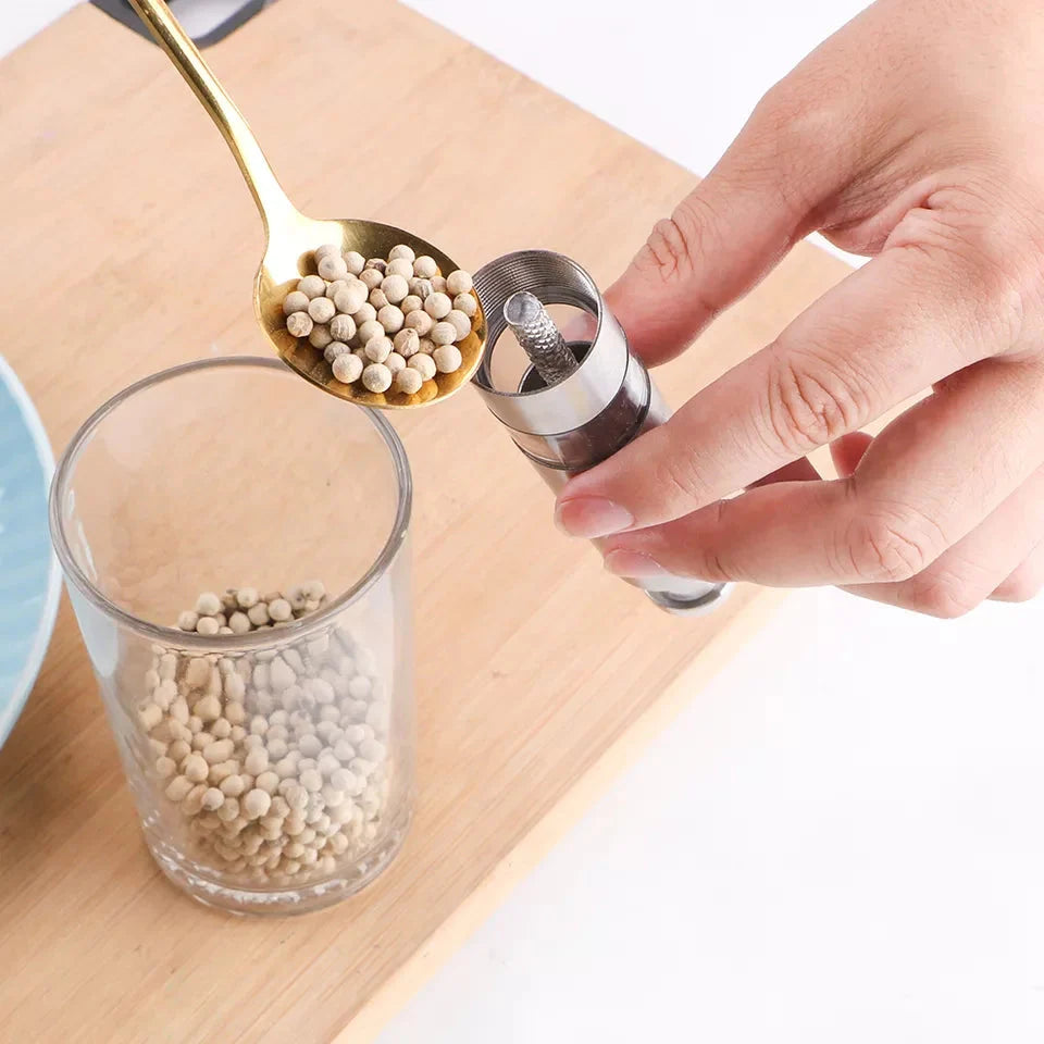 Spice Grinder – Stainless Steel Manual Mill