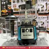 Silver Crest 3-in-1 Blender & Juicer Machine | 5500W Powerful Motor | Model S-2878