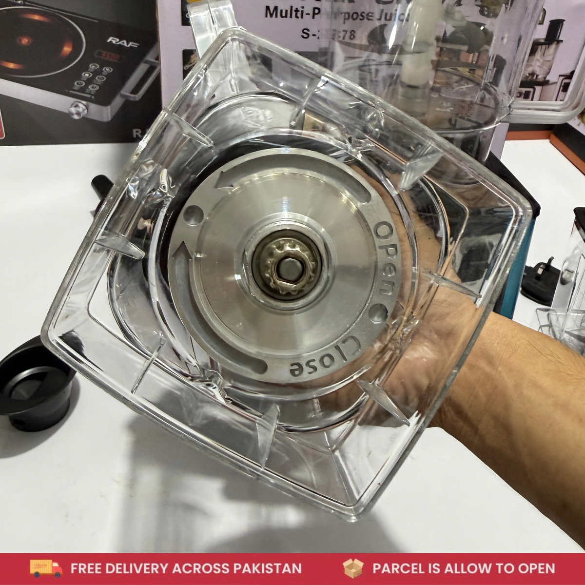 Silver Crest 3-in-1 Blender & Juicer Machine | 5500W Powerful Motor | Model S-2878