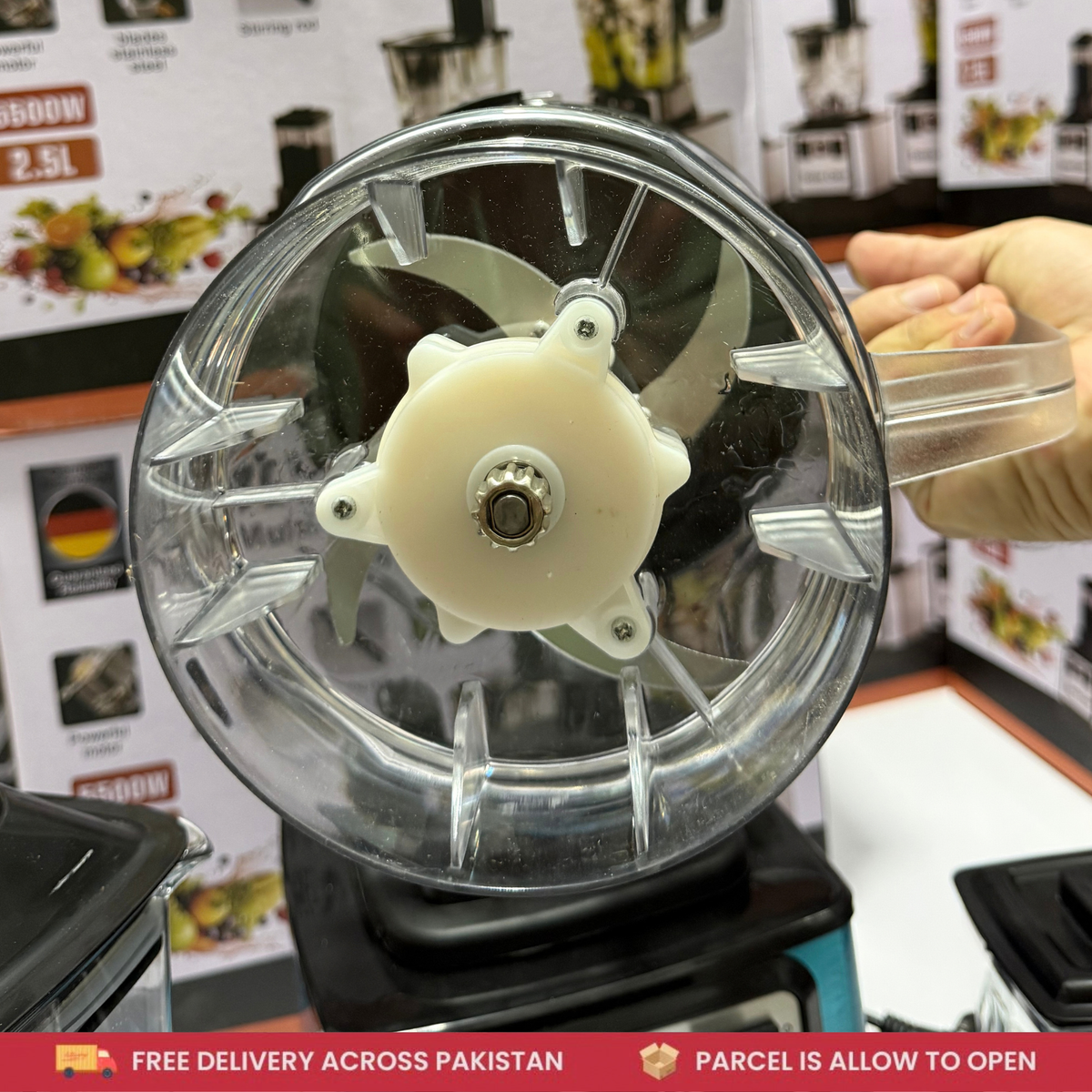 Silver Crest 3-in-1 Blender & Juicer Machine | 5500W Powerful Motor | Model S-2878