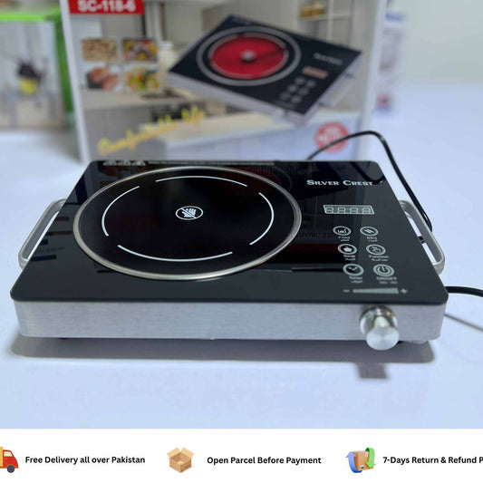 Silver Crest 3500W Ceramic Cooker | Ring Glass Design Electric Stove Cooktop