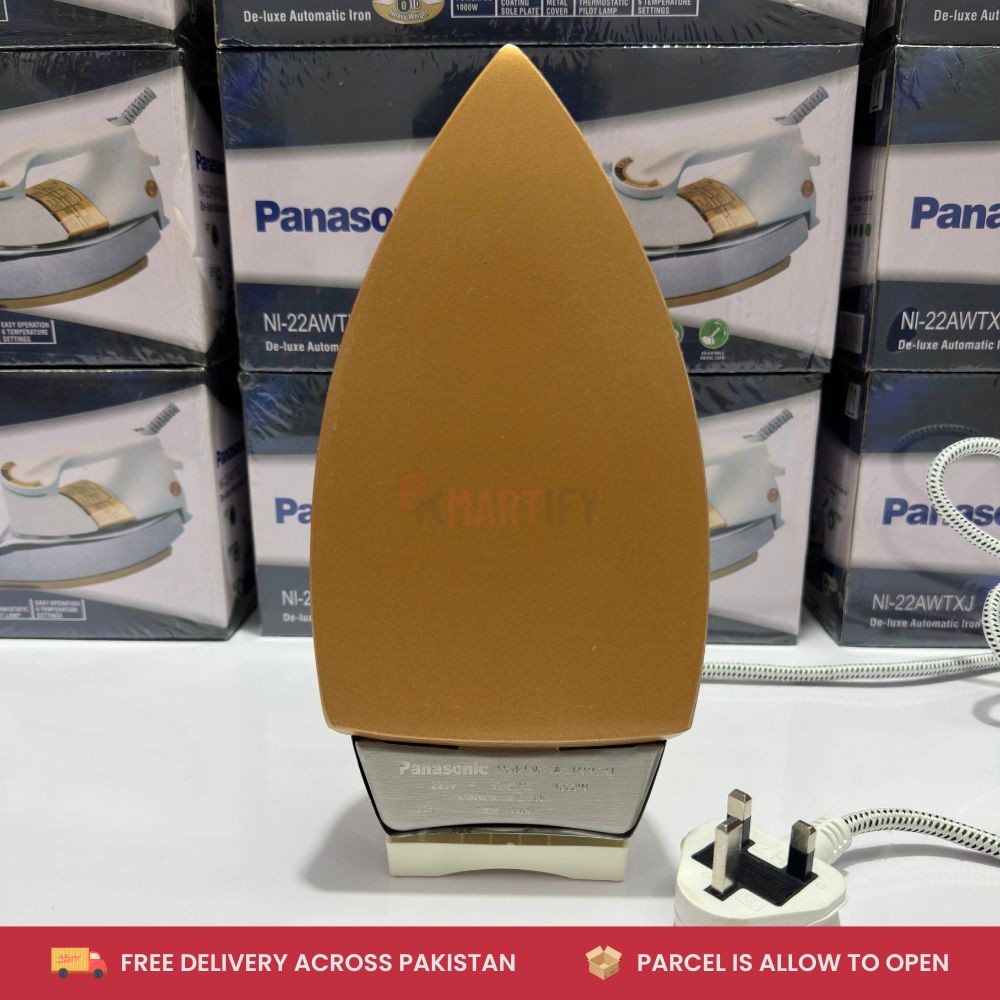 Panasonic NI-22AWTXJ Heavy Duty Dry Iron 1000W | Non-Stick Soleplate