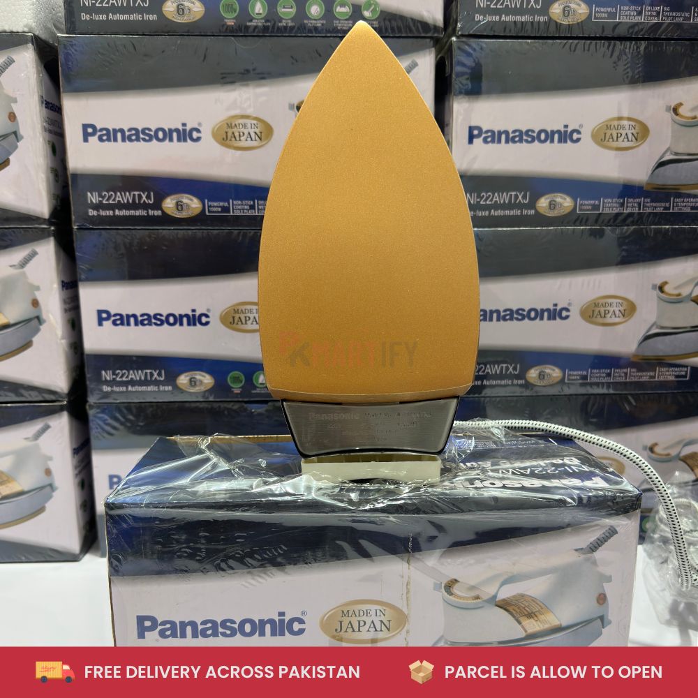 Panasonic NI-22AWTXJ Heavy Duty Dry Iron 1000W | Non-Stick Soleplate