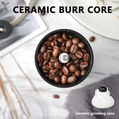 Transparent Manual Coffee Grinder – Portable Hand Crank Mill