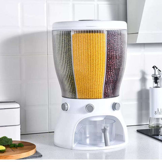 Cereal Dispenser (4 Part Rotating) – Dry Food Storage