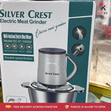 Silver Crest Electric Meat Chopper – 1000W Multi-Function Grinder & Food Chopper 3L