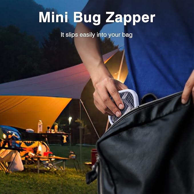 Electric Mosquito Killer Racket – 2-in-1 Rechargeable Bug Zapper