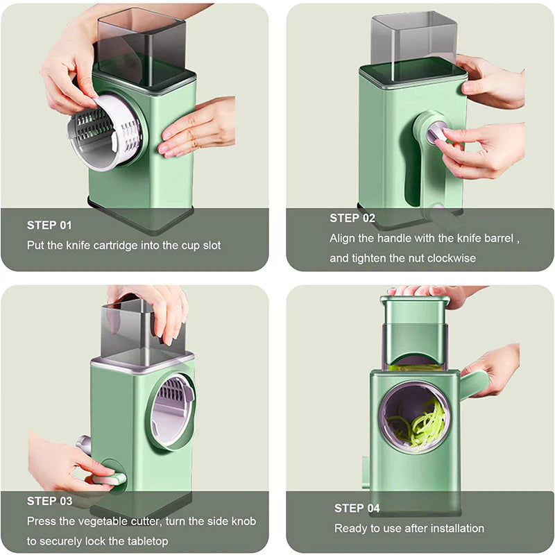 Manual Vegetable Cutter – Multifunctional Chopper