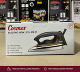 Cosmos Electric Iron CIS-318 F1 – 400W | Ceramic Coated | Made in Indonesia
