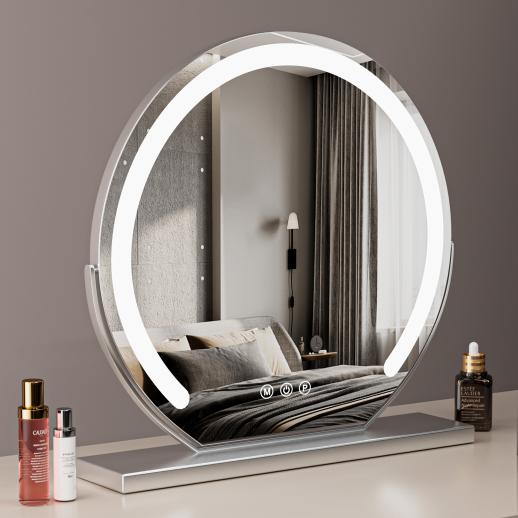 Selfie Cosmetic Table Led Decorative Mirror Round Vanity Dresser Decorative Mirror