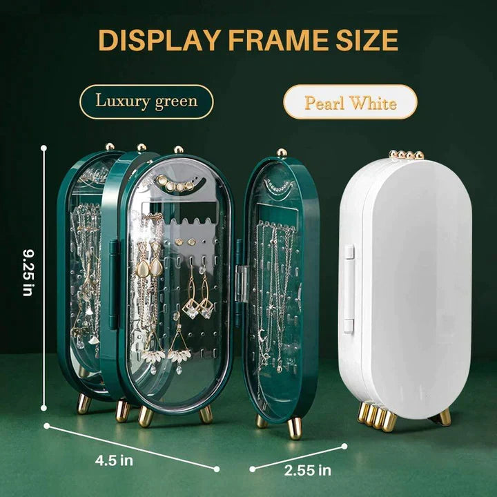Acrylic Foldable Jewelry Storage Box – Transparent Organizer