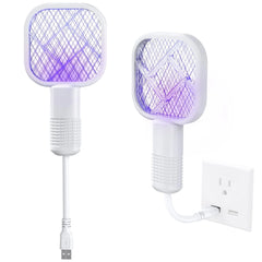 Electric Mosquito Killer Racket – 2-in-1 Rechargeable Bug Zapper