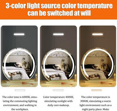 Selfie Cosmetic Table Led Decorative Mirror Round Vanity Dresser Decorative Mirror