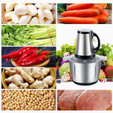 Food Processor & Vegetable + Meat Chopper - 3 Litre Steel Bowl – 1000W