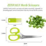 InnovaGoods 5-in-1 Multi-Blade Kitchen Scissors – Multi-Purpose Cutter